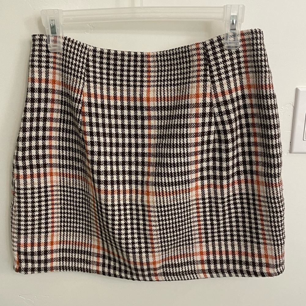 Plaid Mini Skirt